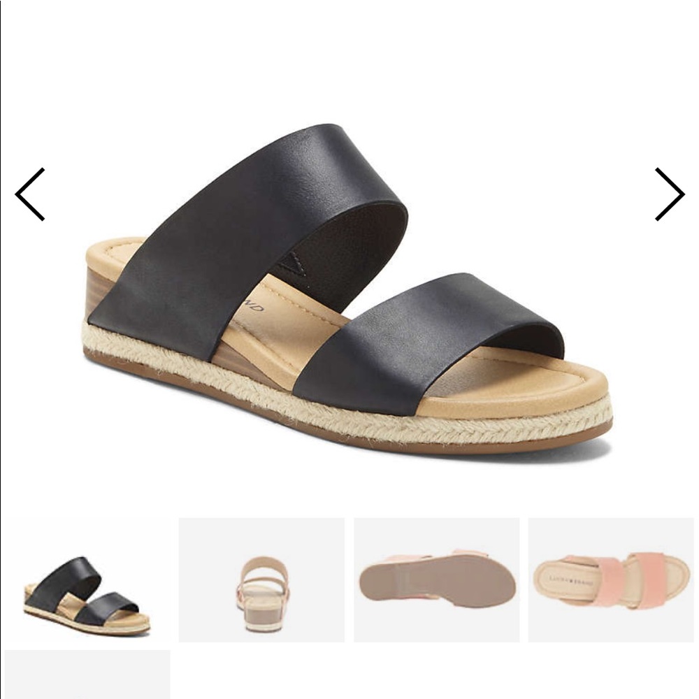 NWOT Lucky Brand Wyntor Espadrille Wedge Sandal
